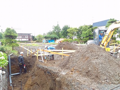 東光の家配管工事（旭川近郊の工務店ならミヤザキホーム）