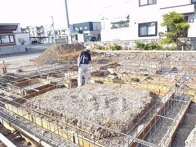 配筋検査日（旭川近郊の工務店ならミヤザキホーム）