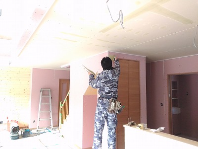 内装工事開始（旭川近郊の工務店ならミヤザキホーム）