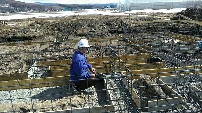 基礎配筋検査(旭川近郊の工務店ならミヤザキホーム）