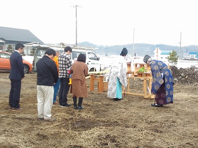 地鎮祭(旭川近郊の工務店ならミヤザキホーム）