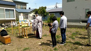 2日連続の地鎮祭(旭川近郊の工務店ならミヤザキホーム）