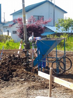 地盤改良工事(旭川近郊の工務店ならミヤザキホーム）