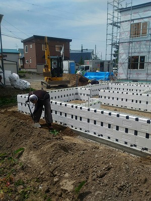 埋め戻し（旭川近郊の工務店ならミヤザキホーム）