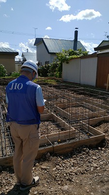 JIO配筋検査（旭川近郊の工務店ならミヤザキホーム）