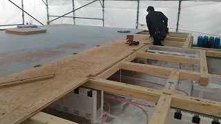 構造用床合板(旭川近郊の工務店ならミヤザキホーム）