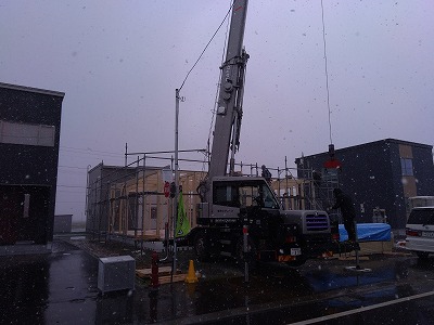 建て方（旭川近郊の工務店ならミヤザキホーム）