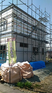 外壁工事　続き(旭川近郊の工務店ならミヤザキホーム）