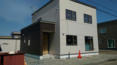 足場解体（旭川近郊の工務店ならミヤザキホーム）