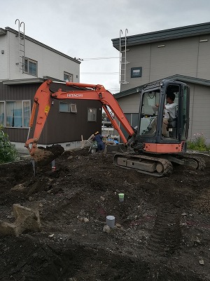 根堀り（旭川近郊の工務店ならミヤザキホーム）