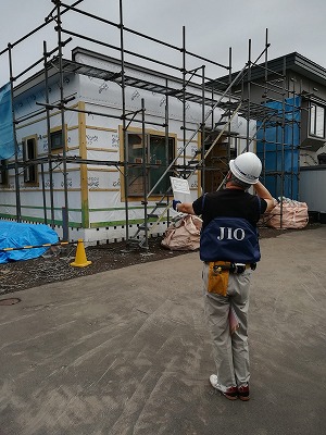 JIO外装下地検査（旭川近郊の工務店ならミヤザキホーム）