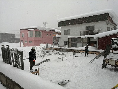 小屋掛け（旭川近郊の工務店ならミヤザキホーム）