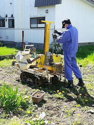 地盤調査（旭川近郊の工務店ならミヤザキホーム）