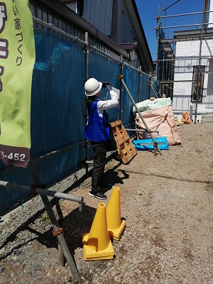 JIO防水検査（旭川近郊の工務店ならミヤザキホーム）