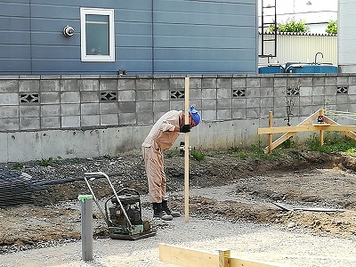 根掘り（旭川近郊の工務店ならミヤザキホーム）