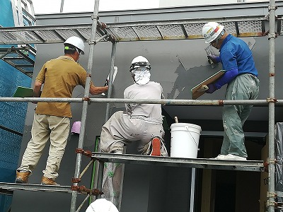 塗り壁仕上げ（旭川近郊の工務店ならミヤザキホーム）