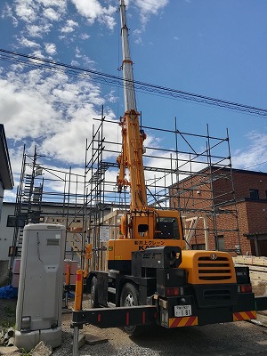 建て方（旭川近郊の工務店ならミヤザキホーム）