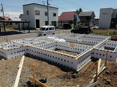 かんたんベース施工（旭川近郊の工務店ならミヤザキホーム）