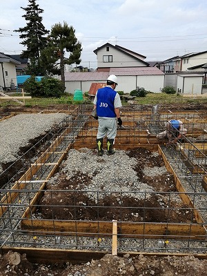 JIO配筋検査（旭川近郊の工務店ならミヤザキホーム）