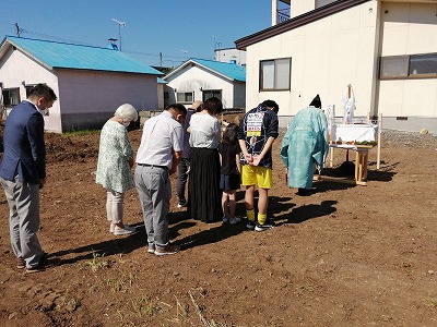 地鎮祭（旭川近郊の工務店ならミヤザキホーム）